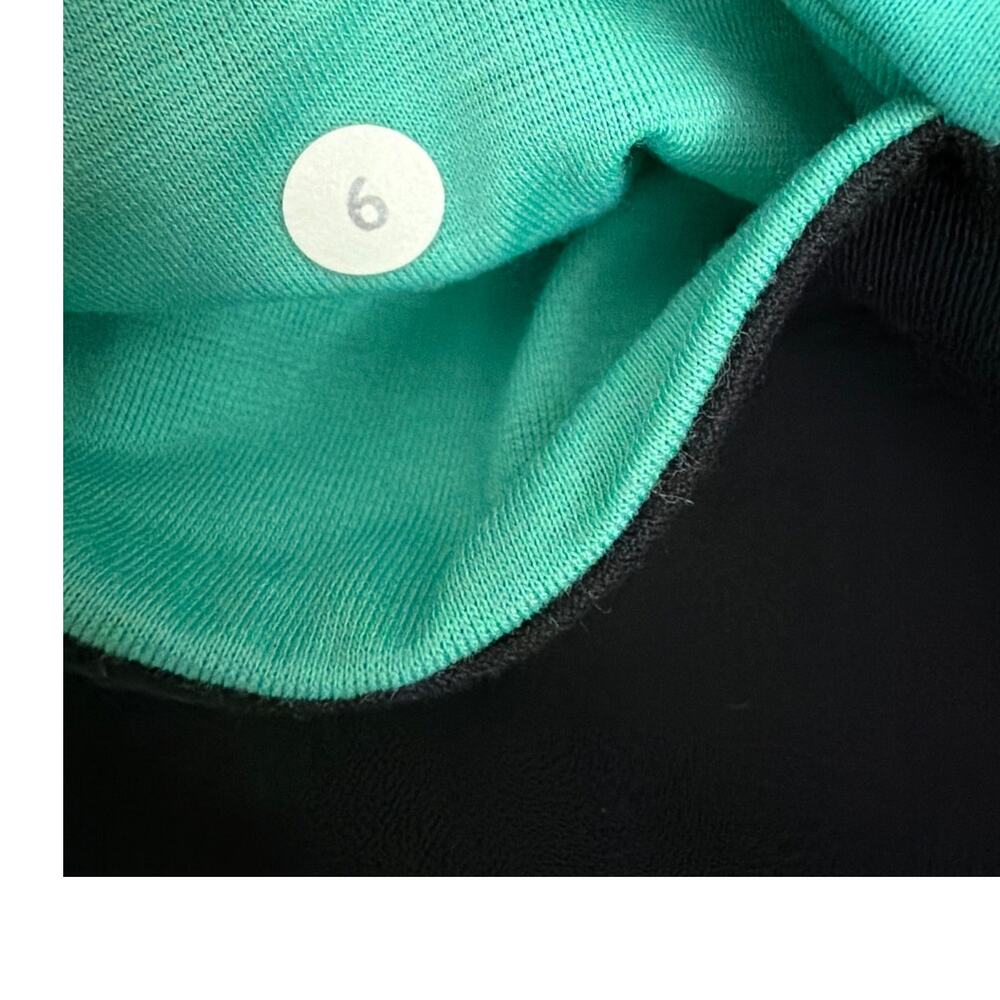 Lululemon Wunder Train Teal Green High-Rise Crop Athletic Leggings Size 6 - Picture 5 of 5